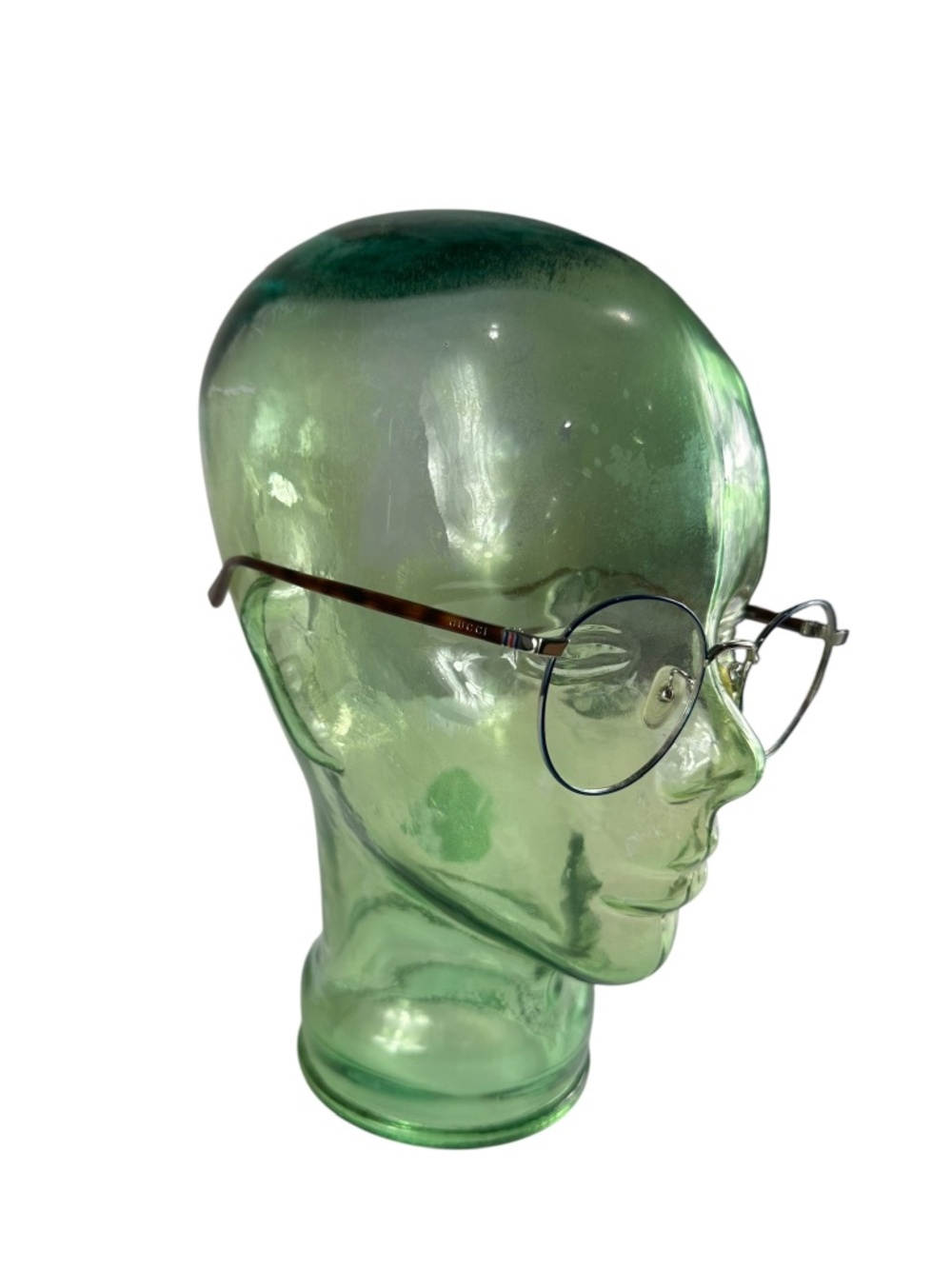 Genuine GUCCI GG0297 OK Round Frame Eyeglasses With Case Unisex